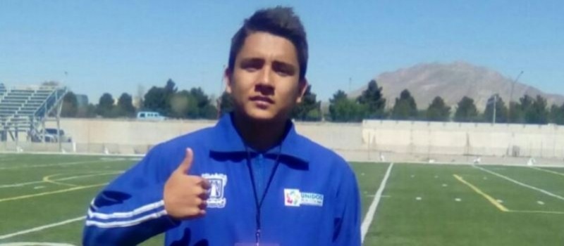 Jugador de la Selección Colima, Omar Cruz, en la Sub 17 Benito Juárez.