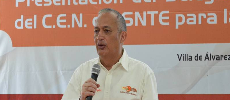 Delegado especial del CEN del SNTE para la Sección 6, Héctor Prisciliano González Aguilar