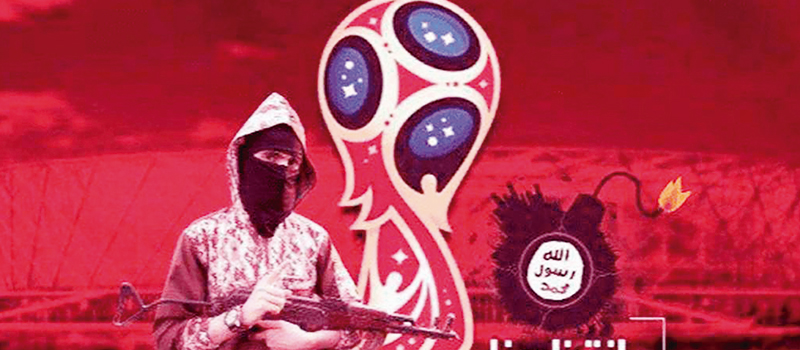 El grupo terrorista Estado Islámico lanzó su primera amenaza contra la Copa Mundial de Futbol que se celebrará en Rusia en 2018.