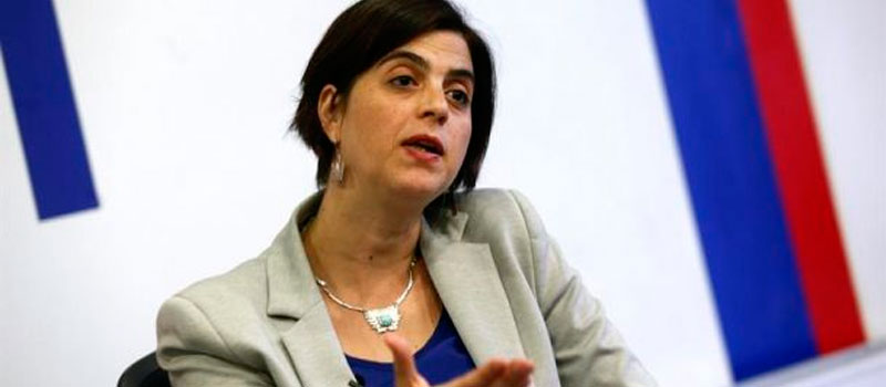 Claudia Pascual, ministra de la Mujer y la Equidad de Género de Chile. 